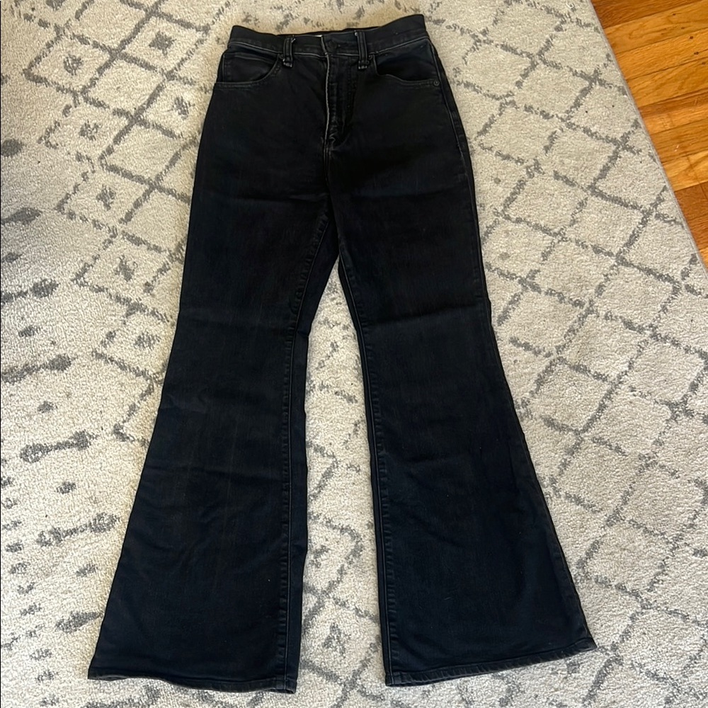 Abercrombie & Fitch Curve Love High Rise Vintage Flare Jean